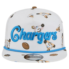 Los Angeles Chargers New Era Team Cheer 19TWENTY Snapback Hat - White Hats