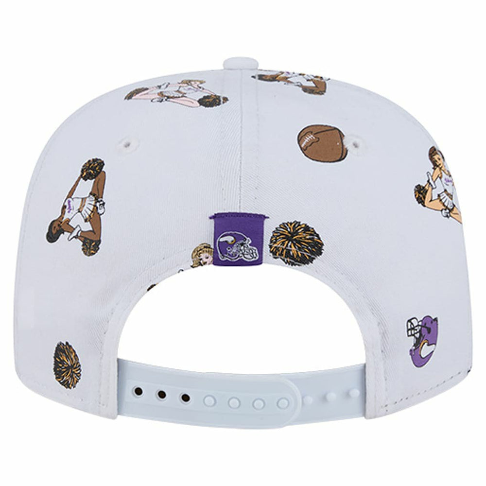Minnesota Vikings New Era Team Cheer 19TWENTY Snapback Hat - White Hats