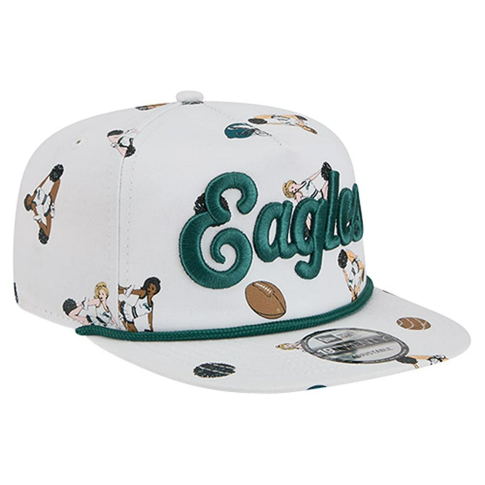 Philadelphia Eagles New Era Team Cheer 19TWENTY Snapback Hat - White Hats