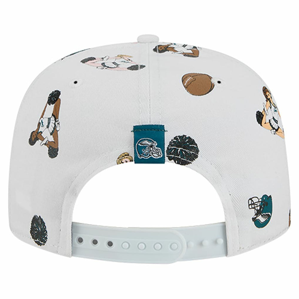 Philadelphia Eagles New Era Team Cheer 19TWENTY Snapback Hat - White Hats