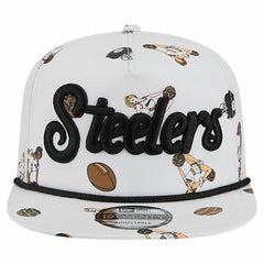 Pittsburgh Steelers New Era Team Cheer 19TWENTY Snapback Hat - White Hats