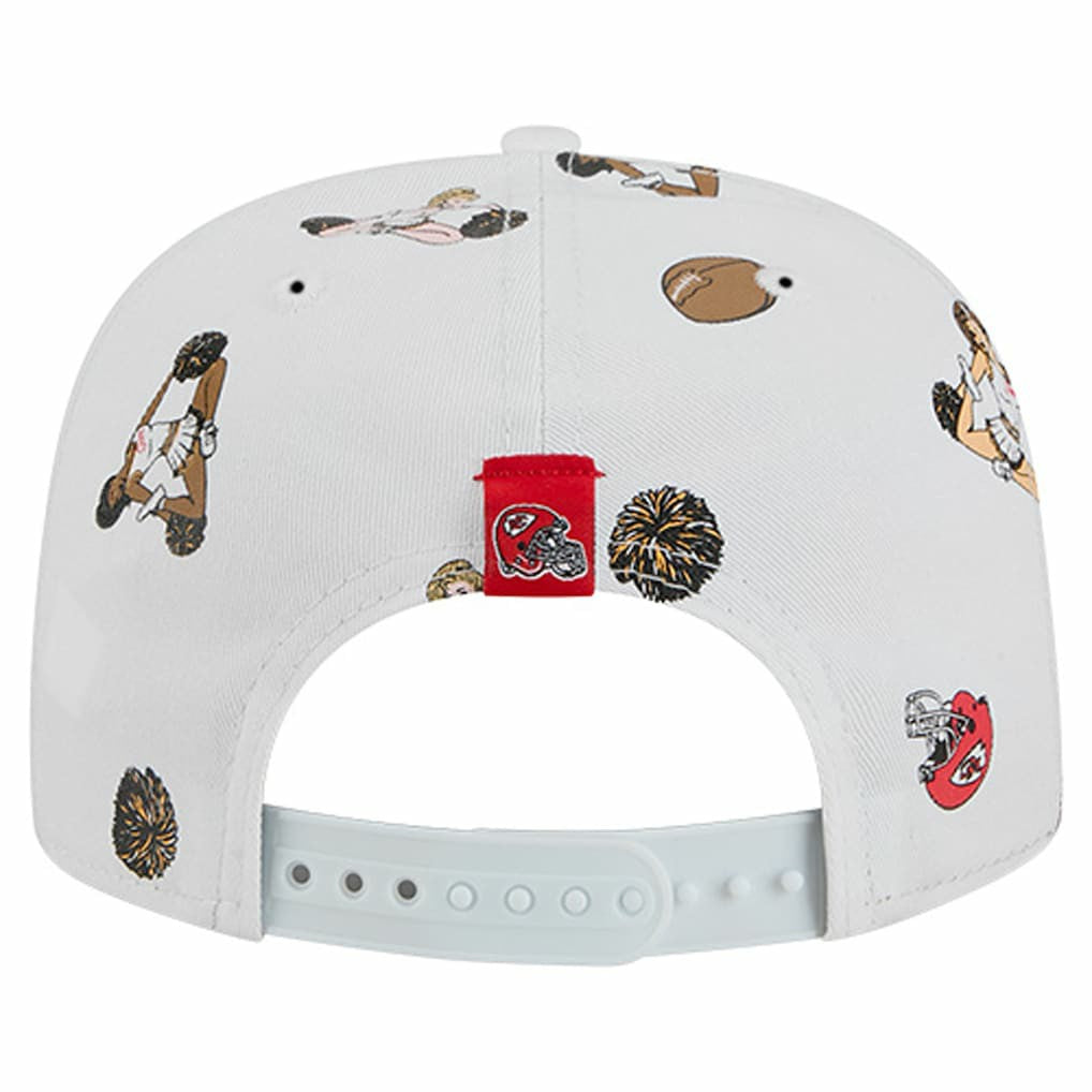 Kansas City Chiefs New Era Team Cheer 19TWENTY Snapback Hat - White Hats