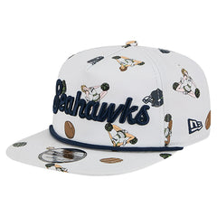 Seattle Seahawks New Era Team Cheer 19TWENTY Snapback Hat - White Hats