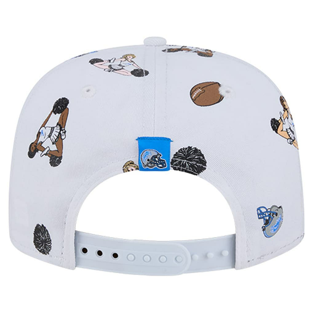 Detroit Lions New Era Team Cheer 19TWENTY Snapback Hat - White Hats