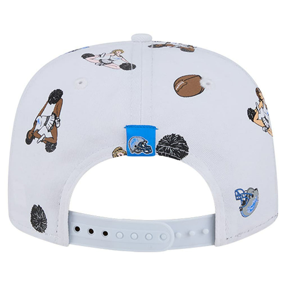 Detroit Lions New Era Team Cheer 19TWENTY Snapback Hat - White Hats