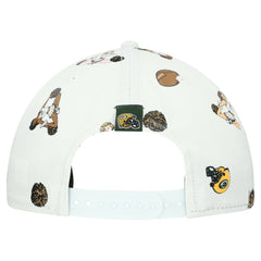 Green Bay Packers New Era Team Cheer 19TWENTY Snapback Hat - White Hats