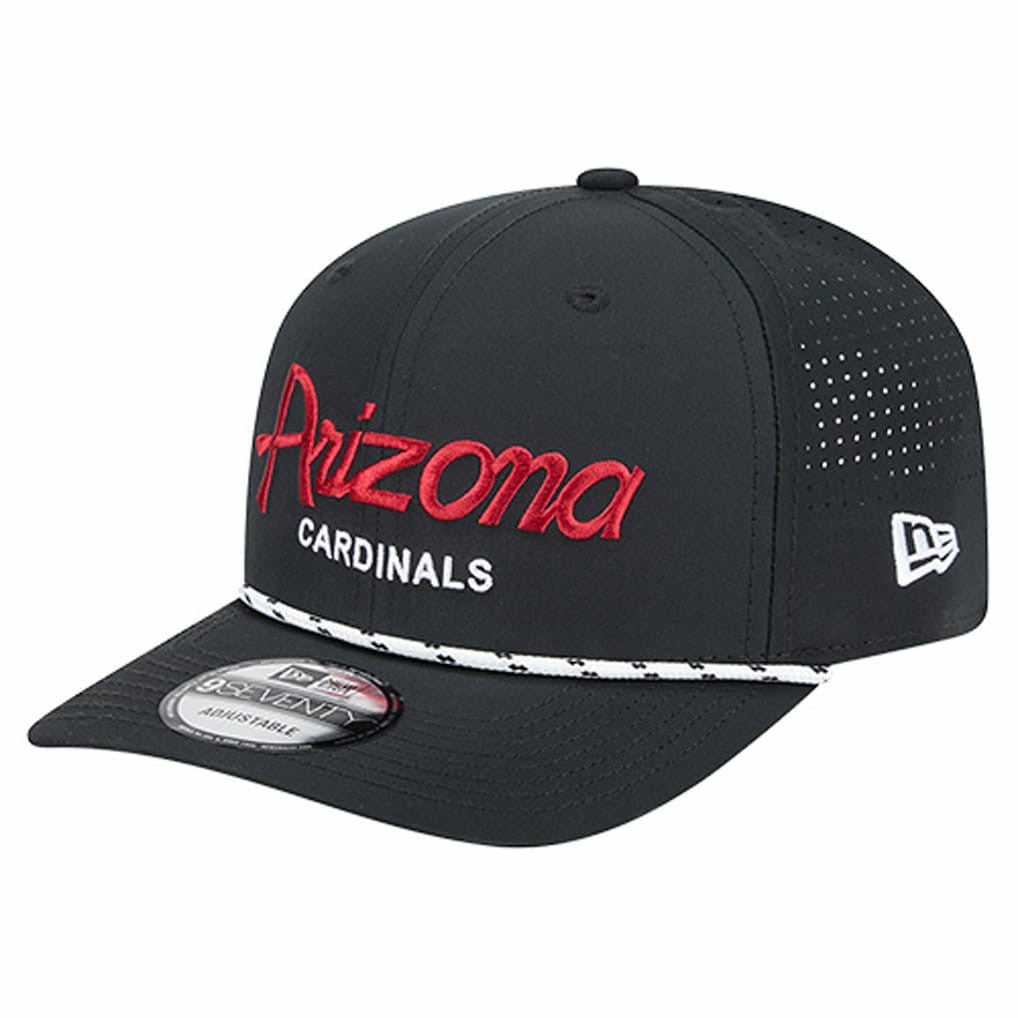 Arizona Cardinals New Era Script 9SEVENTY Adjustable Hat - Black Hats