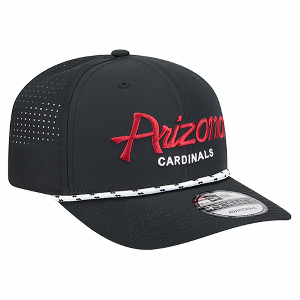 Arizona Cardinals New Era Script 9SEVENTY Adjustable Hat - Black Hats