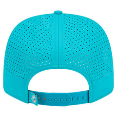 Miami Dolphins New Era Script 9SEVENTY Adjustable Hat - Aqua Hats