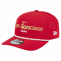 San Francisco 49ers New Era Script 9SEVENTY Adjustable Hat - Scarlet Hats