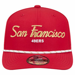 San Francisco 49ers New Era Script 9SEVENTY Adjustable Hat - Scarlet Hats