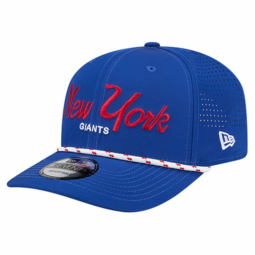 New York Giants New Era Script 9SEVENTY Adjustable Hat - Royal Hats