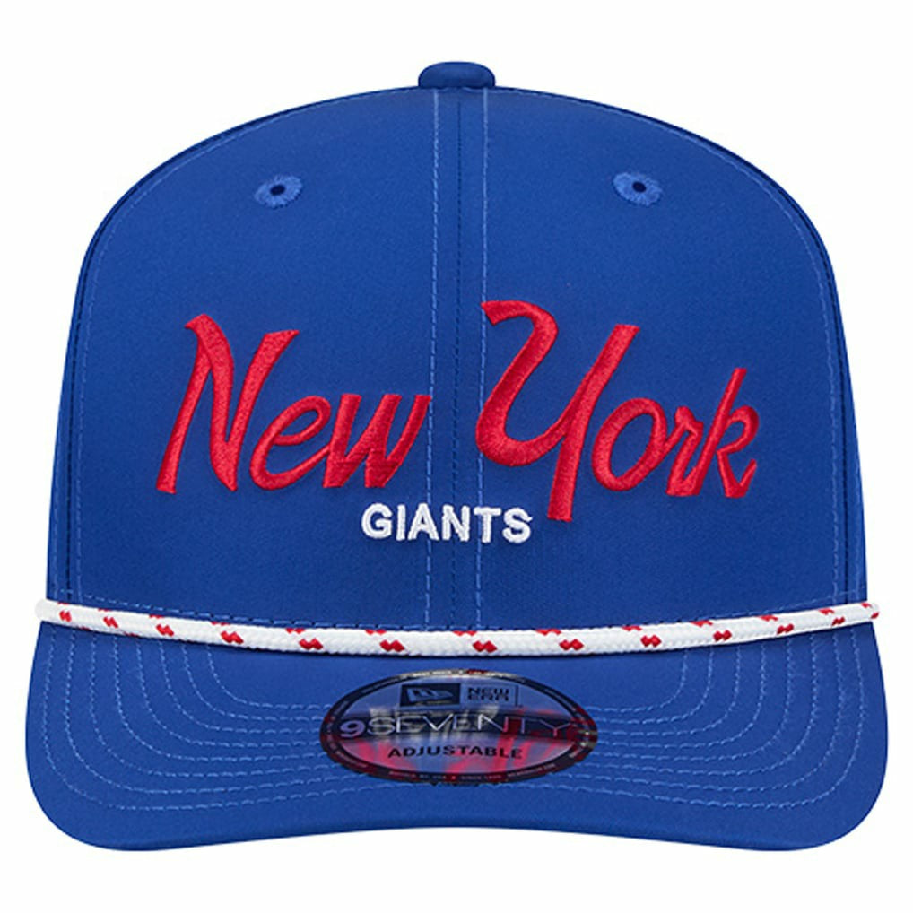 New York Giants New Era Script 9SEVENTY Adjustable Hat - Royal Hats