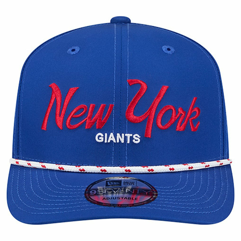 New York Giants New Era Script 9SEVENTY Adjustable Hat - Royal Hats