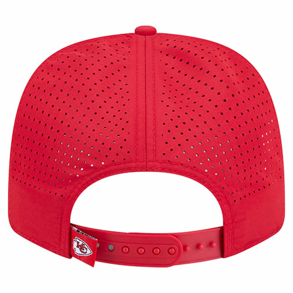 Kansas City Chiefs New Era Script 9SEVENTY Adjustable Hat - Red Hats