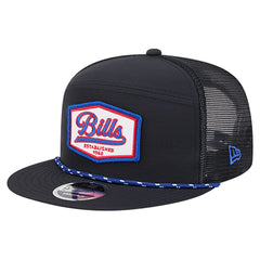 Buffalo Bills New Era Ripstop Patch 9FIFTY Split Panel Snapback Hat - Black Hats