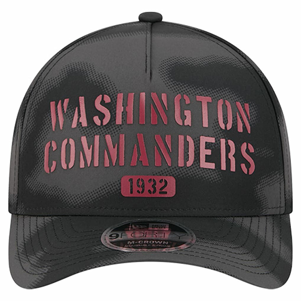 Washington Commanders New Era Halftone Camo 9FORTY Hat - Gray Hats