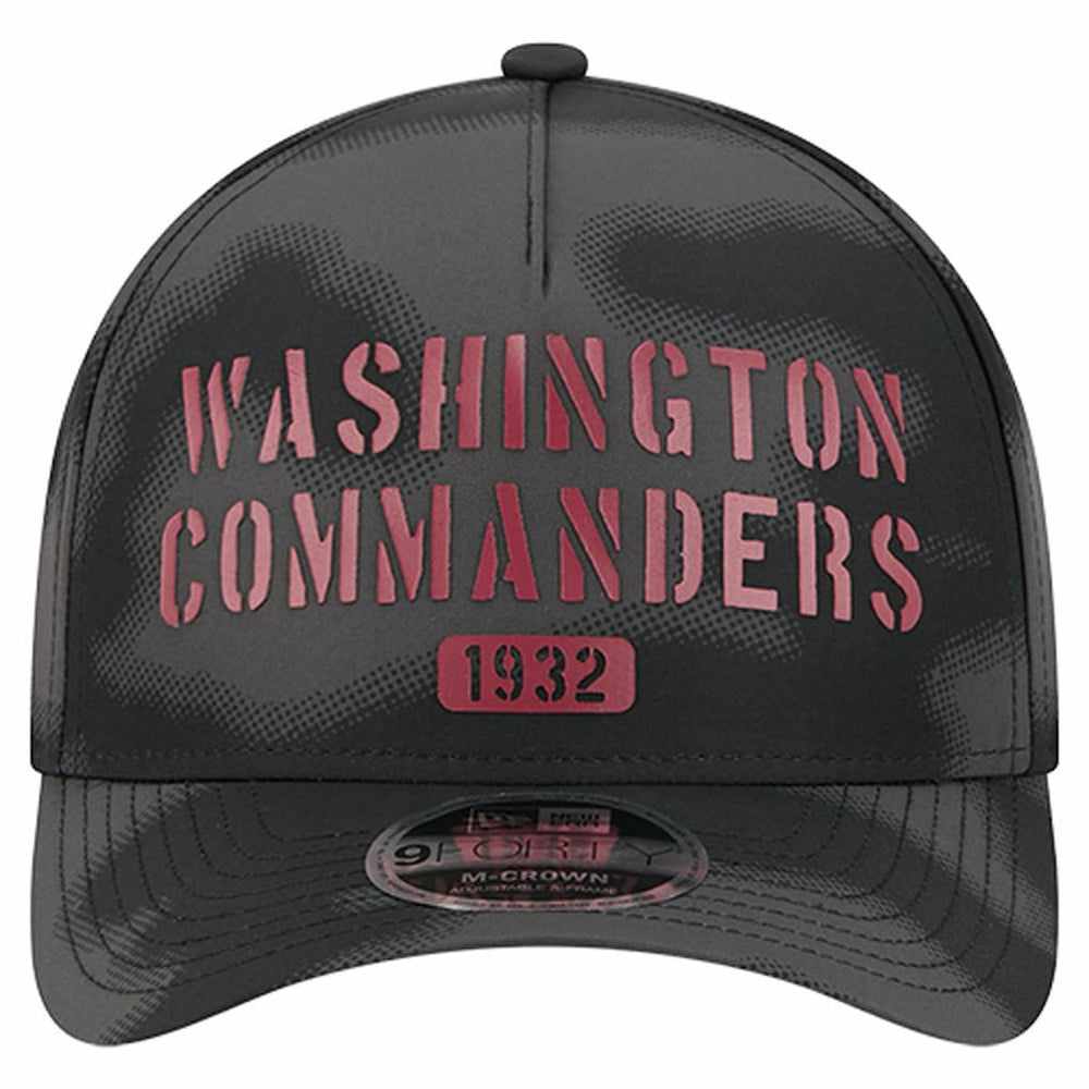 Washington Commanders New Era Halftone Camo 9FORTY Hat - Gray Hats