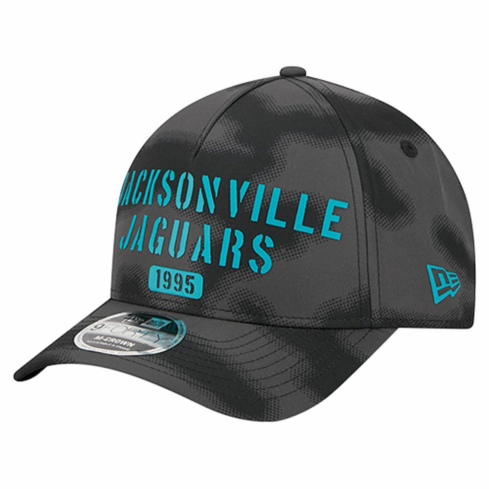 Jacksonville Jaguars New Era Halftone Camo 9FORTY Hat - Gray Hats