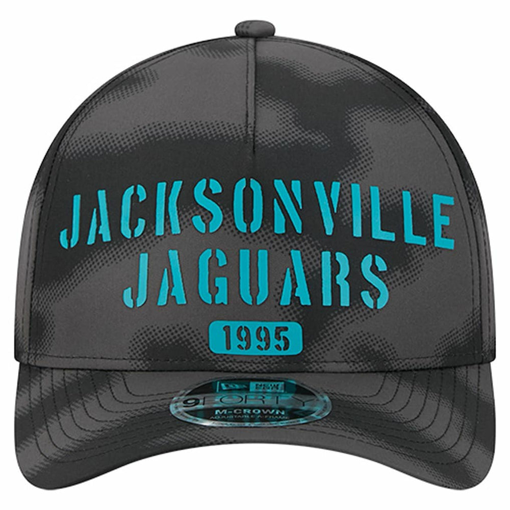 Jacksonville Jaguars New Era Halftone Camo 9FORTY Hat - Gray Hats