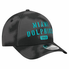Miami Dolphins New Era Halftone Camo 9FORTY Hat - Gray Hats