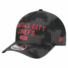 Kansas City Chiefs New Era Halftone Camo 9FORTY Hat - Gray Hats