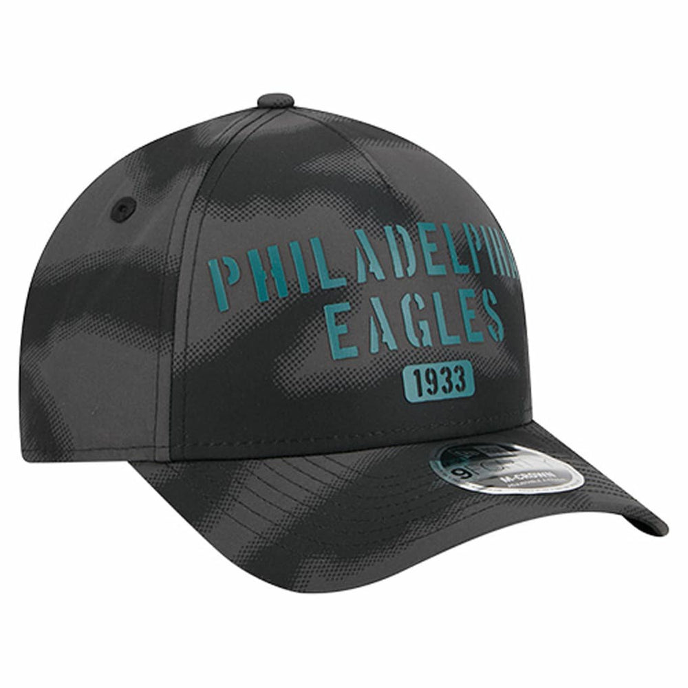 Philadelphia Eagles New Era Halftone Camo 9FORTY Hat - Gray Hats