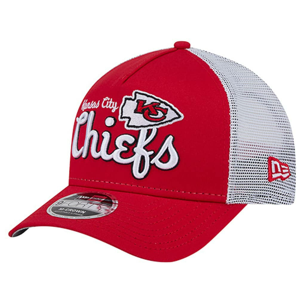 Kansas City Chiefs New Era Side Lines 9FORTY Adjustable Hat - Red Hats