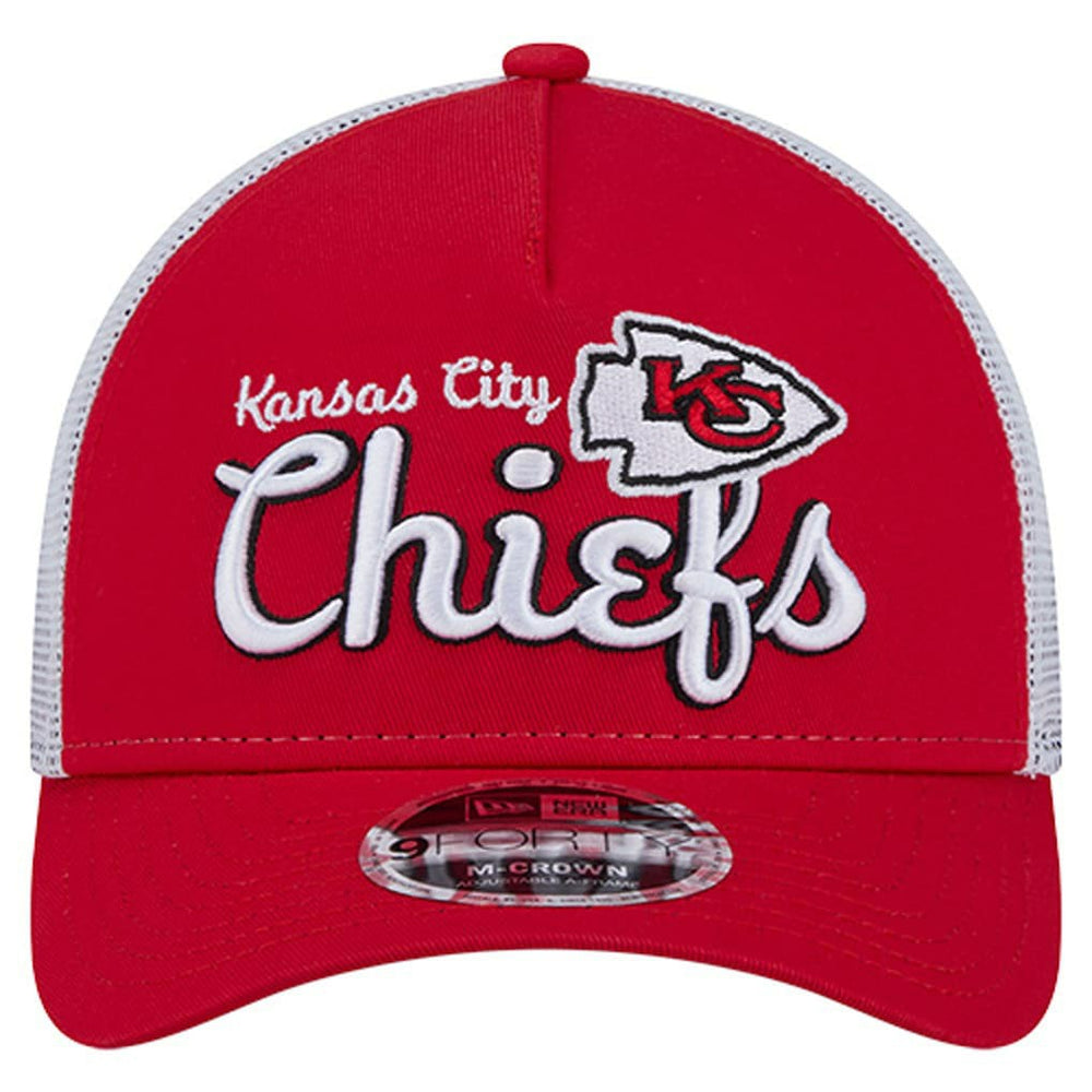Kansas City Chiefs New Era Side Lines 9FORTY Adjustable Hat - Red Hats