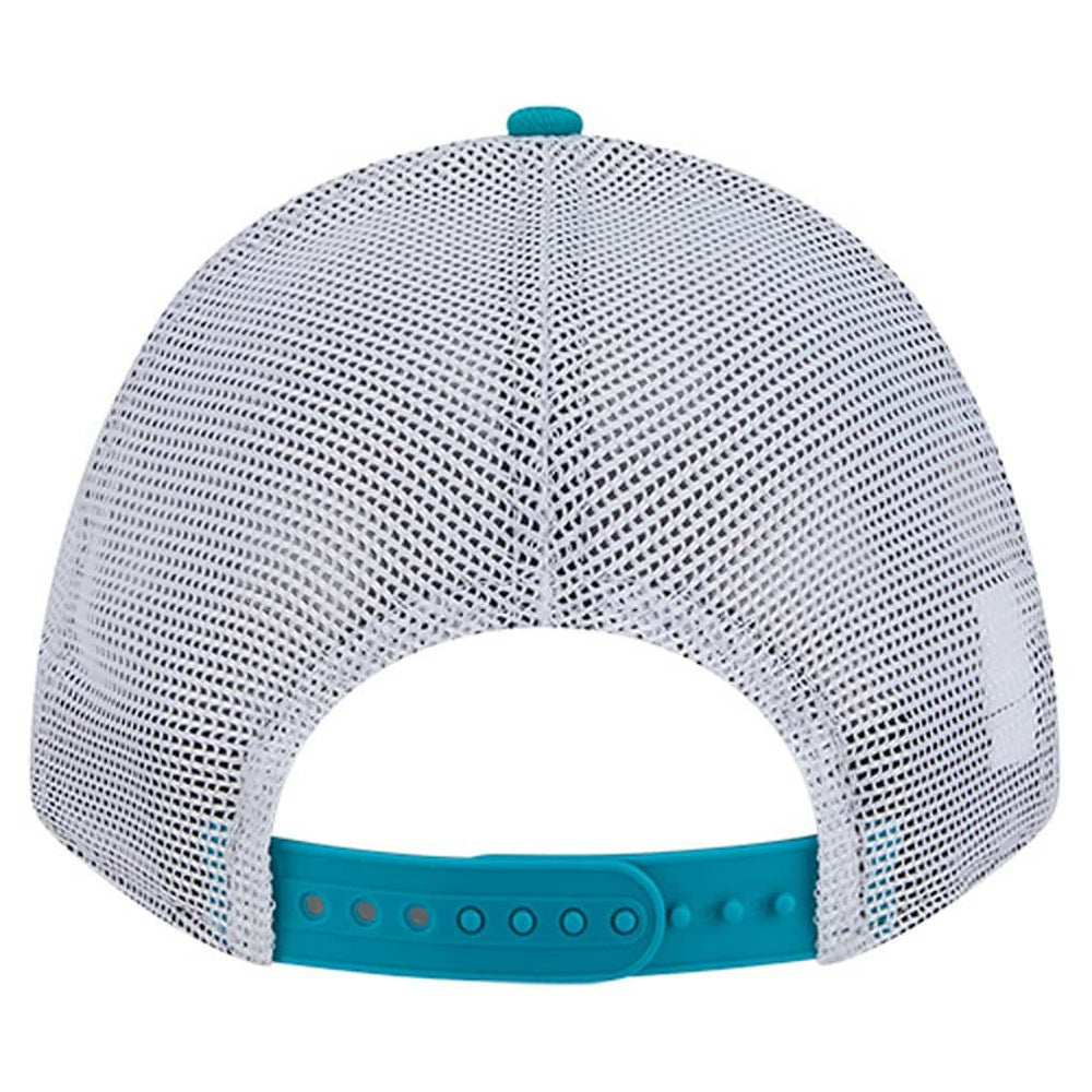 Miami Dolphins New Era Side Lines 9FORTY Adjustable Hat - Aqua Hats