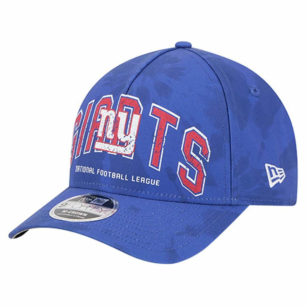 New York Giants New Era Tie Dye Fade 9Forty M-Crown A-Frame Adjustable Hat - Royal Hats