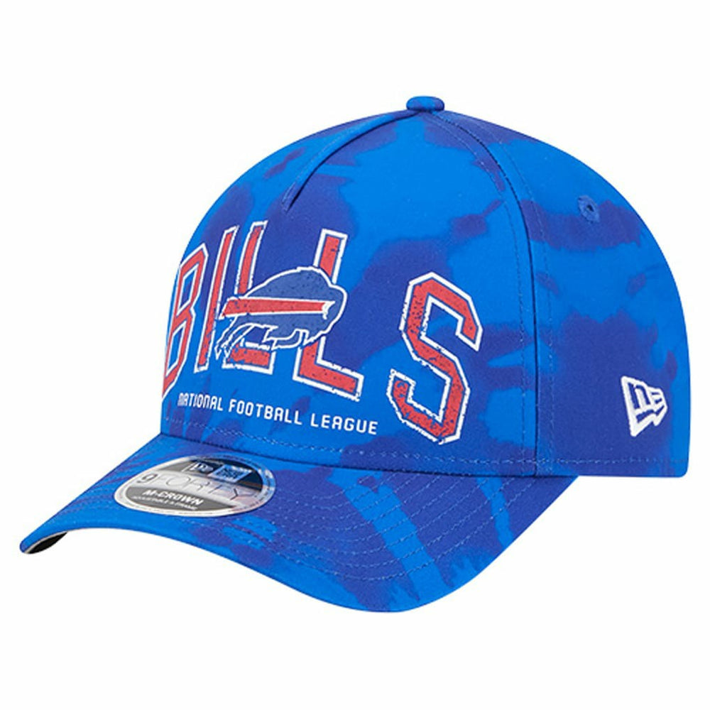 Buffalo Bills New Era Tie Dye Fade 9Forty M-Crown A-Frame Adjustable Hat - Royal Hats