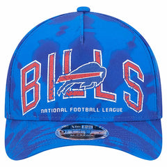 Buffalo Bills New Era Tie Dye Fade 9Forty M-Crown A-Frame Adjustable Hat - Royal Hats