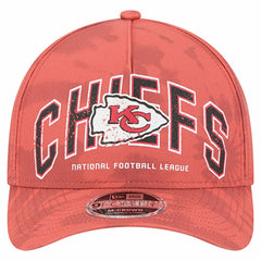 Kansas City Chiefs New Era Tie Dye Fade 9Forty M-Crown A-Frame Adjustable Hat - Red Hats