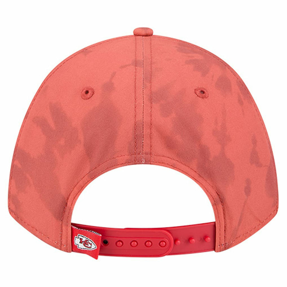 Kansas City Chiefs New Era Tie Dye Fade 9Forty M-Crown A-Frame Adjustable Hat - Red Hats
