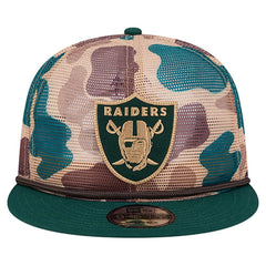 Las Vegas Raiders New Era Duck Camo 9FIFTY Snapback Hat - Camo Hats