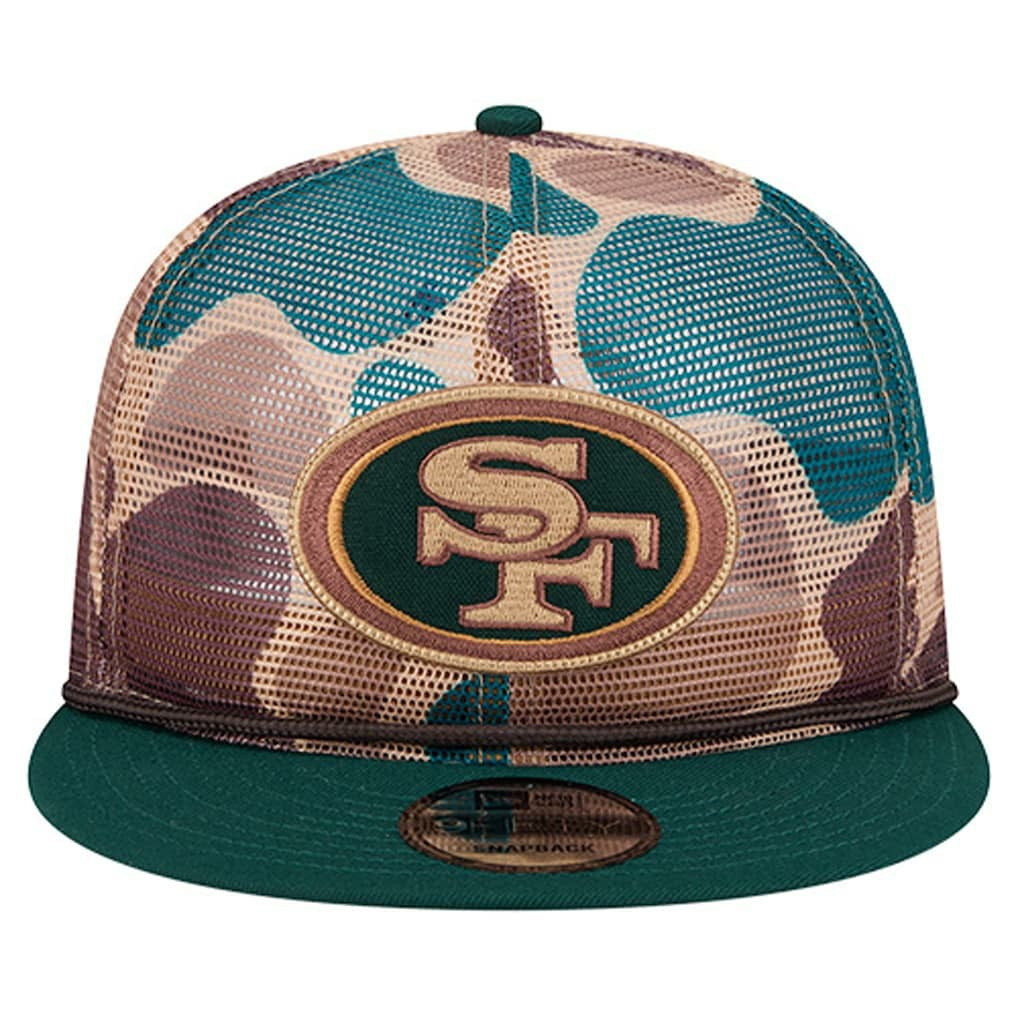 San Francisco 49ers New Era Duck Camo 9FIFTY Snapback Hat - Camo Hats