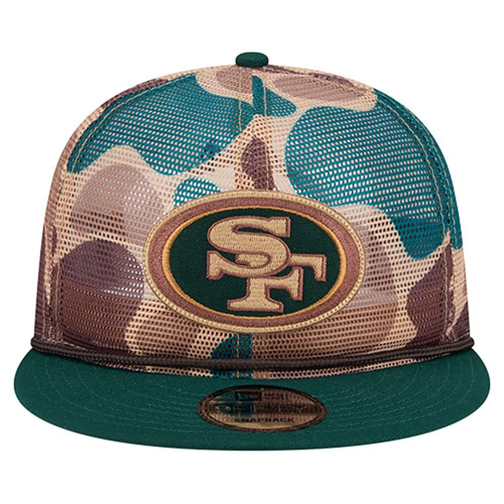 San Francisco 49ers New Era Duck Camo 9FIFTY Snapback Hat - Camo Hats