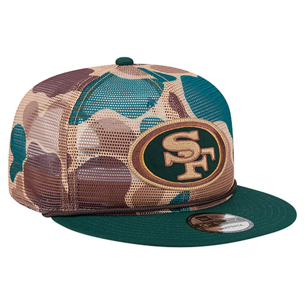 San Francisco 49ers New Era Duck Camo 9FIFTY Snapback Hat - Camo Hats
