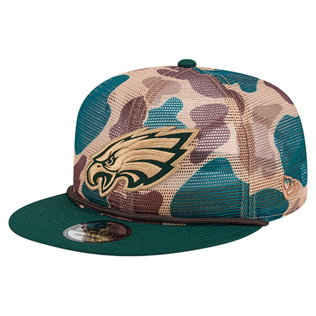 Philadelphia Eagles New Era Duck Camo 9FIFTY Snapback Hat - Camo Hats