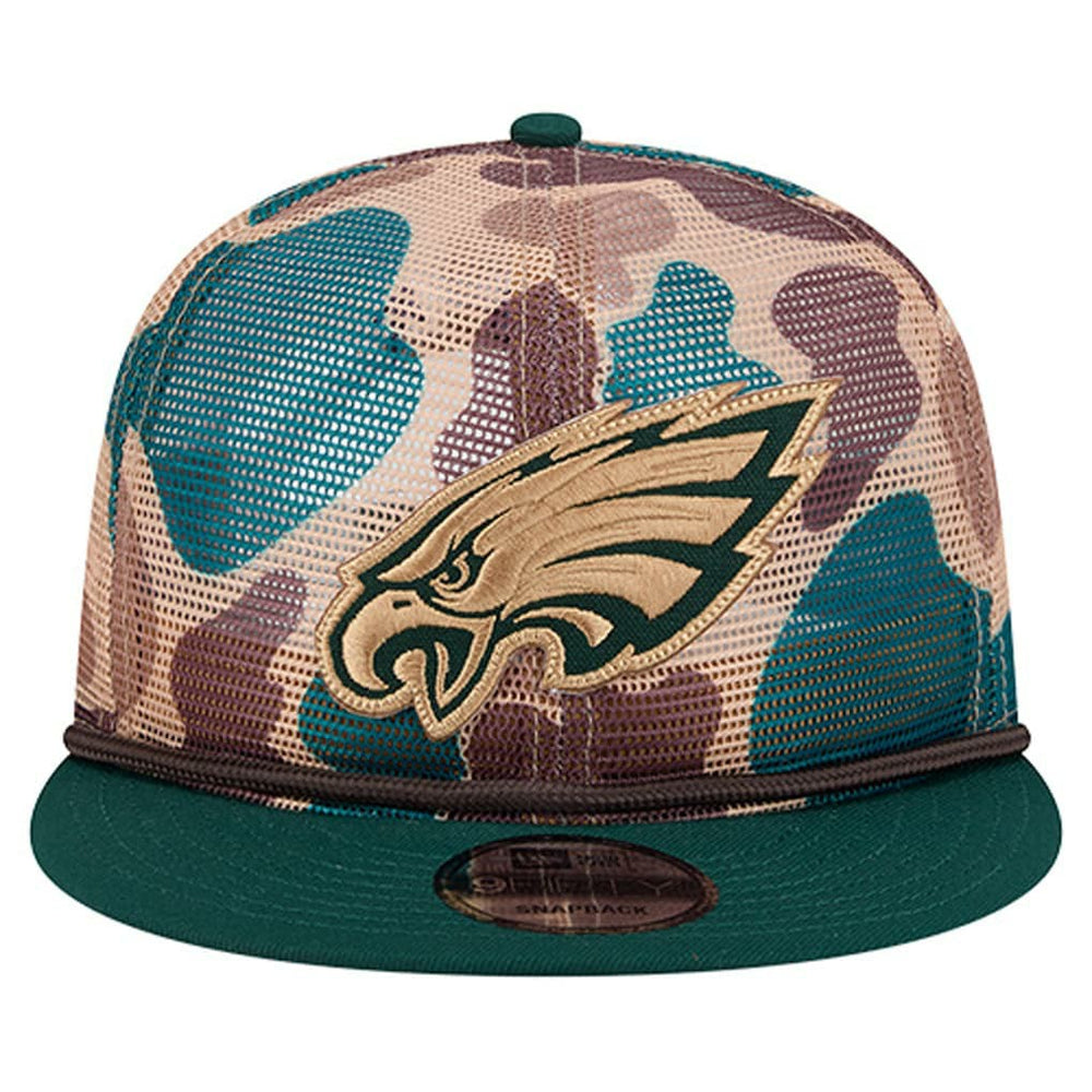 Philadelphia Eagles New Era Duck Camo 9FIFTY Snapback Hat - Camo Hats