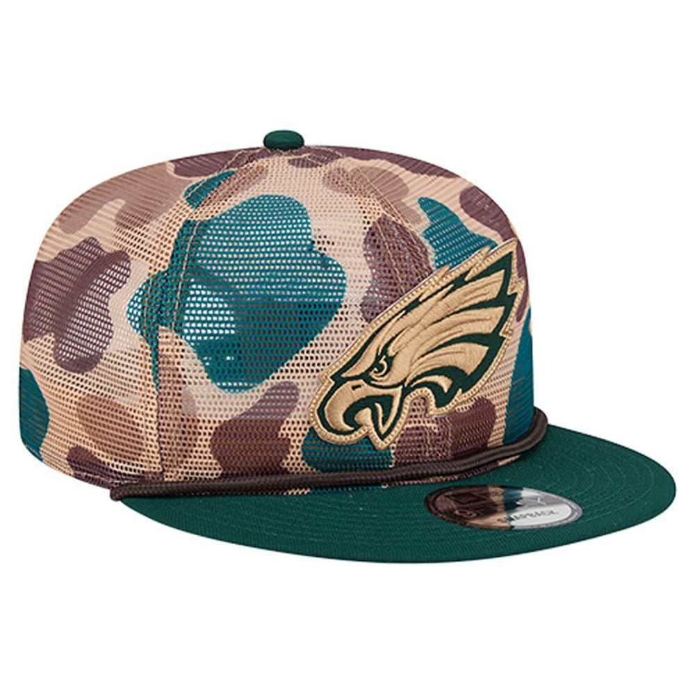 Philadelphia Eagles New Era Duck Camo 9FIFTY Snapback Hat - Camo Hats