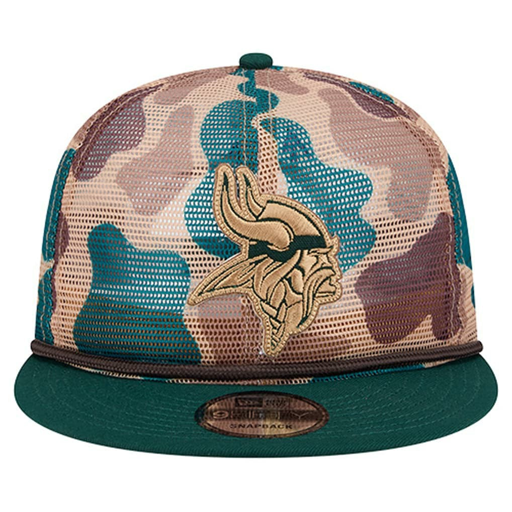 Minnesota Vikings New Era Duck Camo 9FIFTY Snapback Hat - Camo Hats