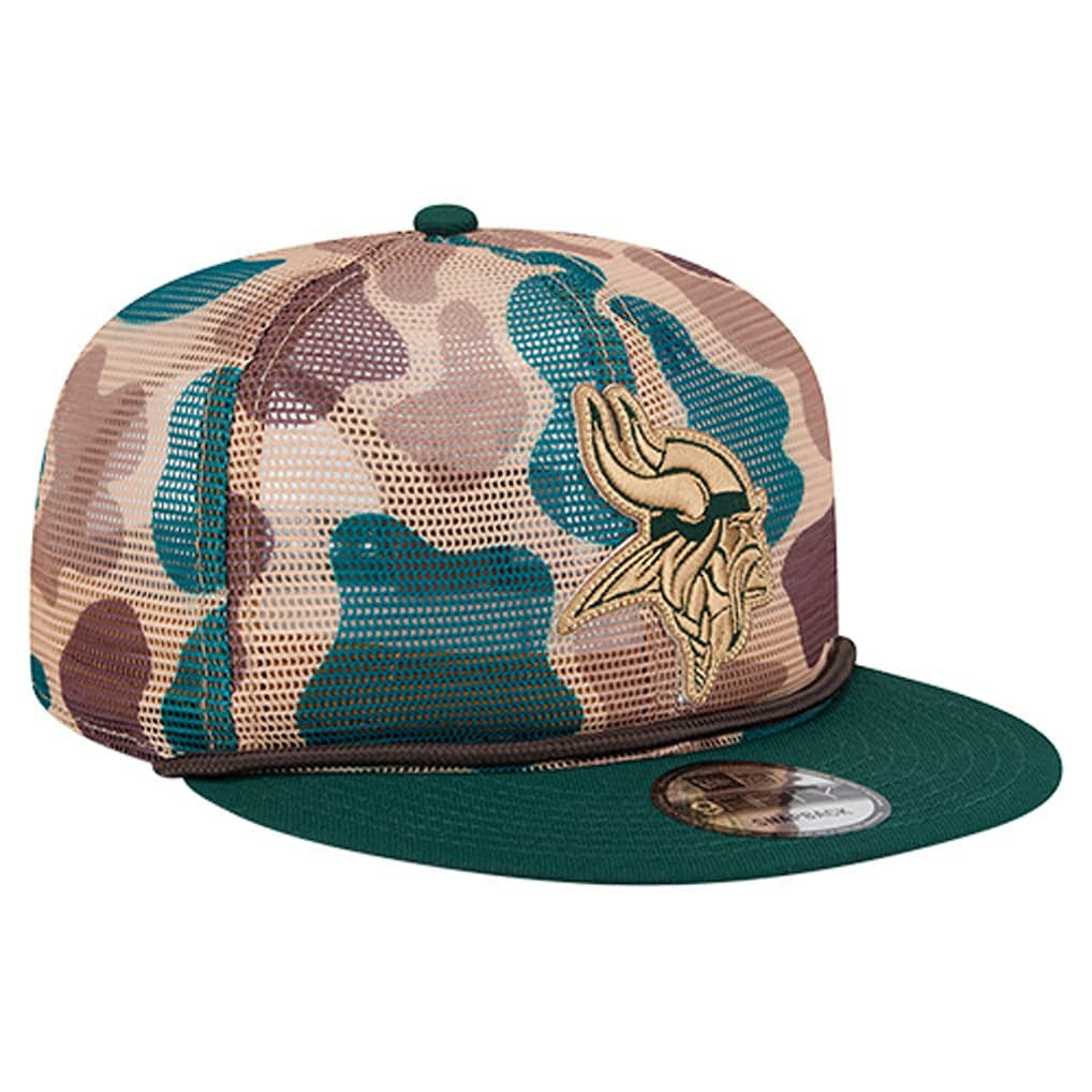 Minnesota Vikings New Era Duck Camo 9FIFTY Snapback Hat - Camo Hats