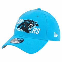 Carolina Panthers New Era Overlap Logo 39THIRTY Stretch Fit Hat - Blue Hats
