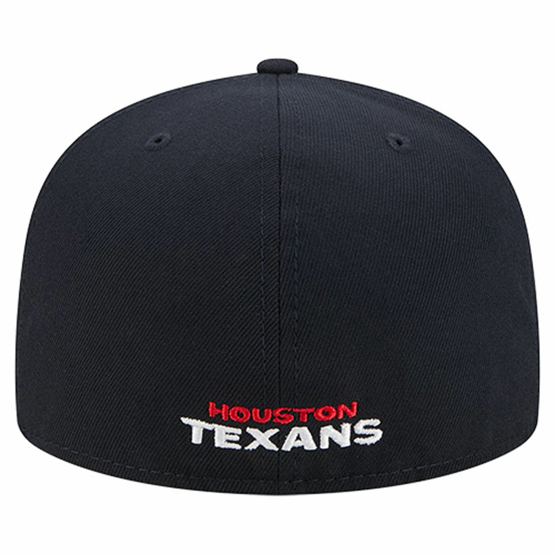 Houston Texans New Era Overlap Wordmark 59FIFTY Fitted Hat - Navy Hats