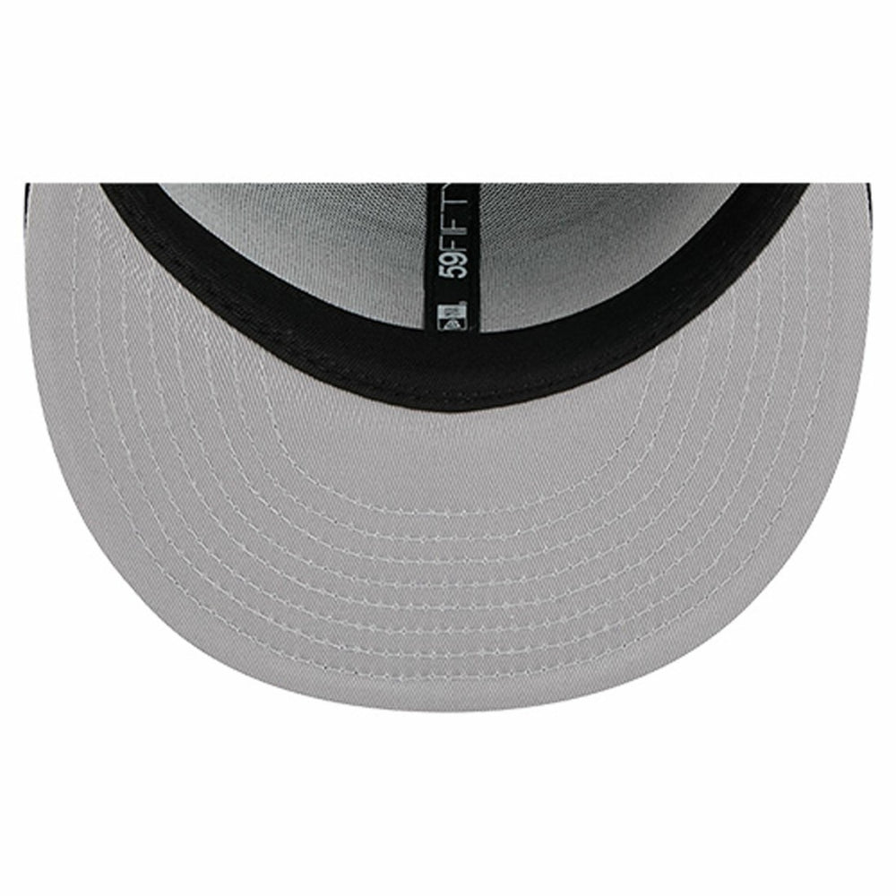 Houston Texans New Era Overlap Wordmark 59FIFTY Fitted Hat - Navy Hats