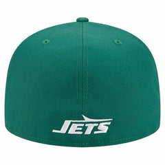 New York Jets New Era Overlap Wordmark 59FIFTY Fitted Hat - Green Hats