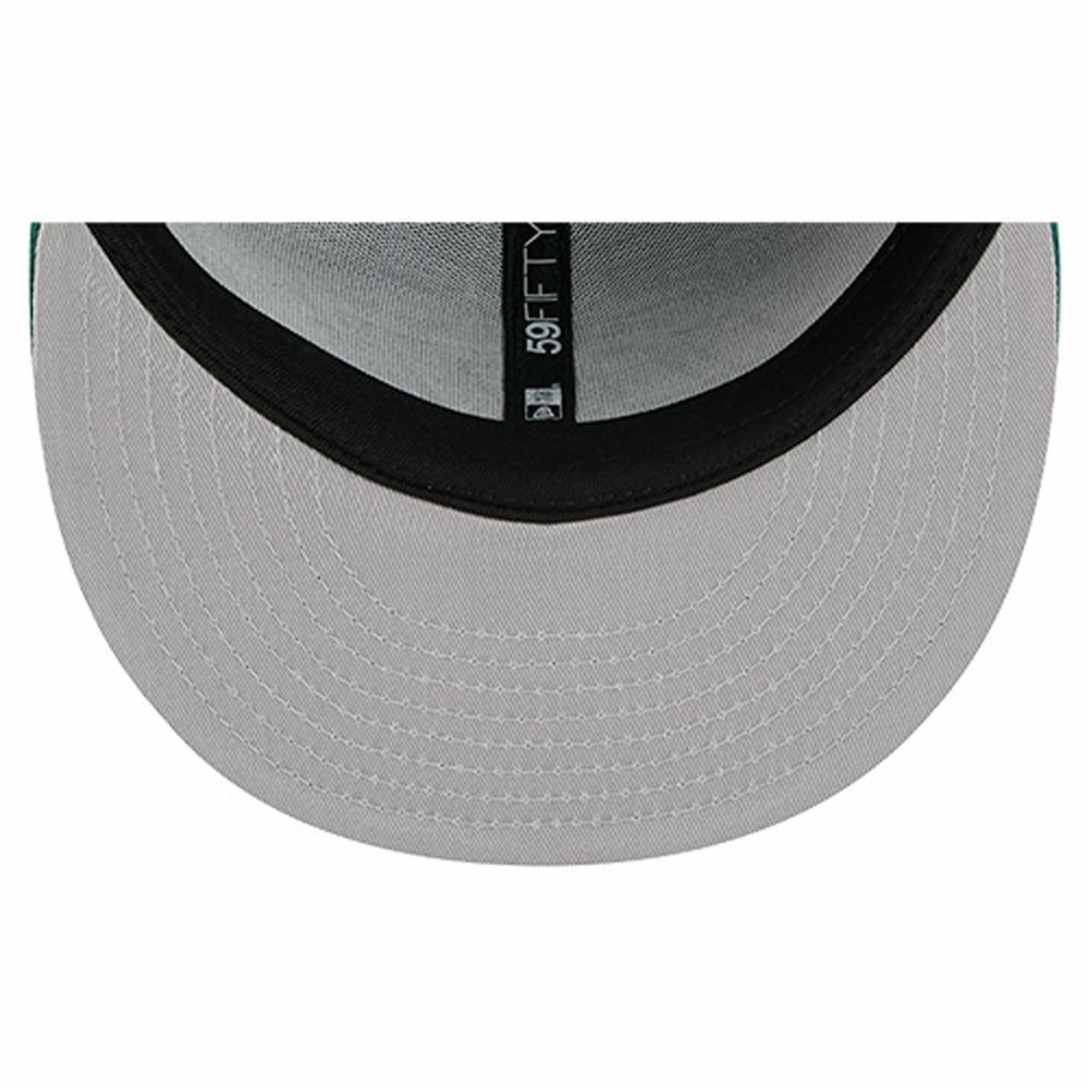New York Jets New Era Overlap Wordmark 59FIFTY Fitted Hat - Green Hats