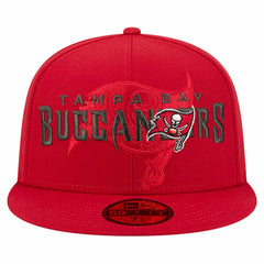 Tampa Bay Buccaneers New Era Overlap Wordmark 59FIFTY Fitted Hat - Red Hats